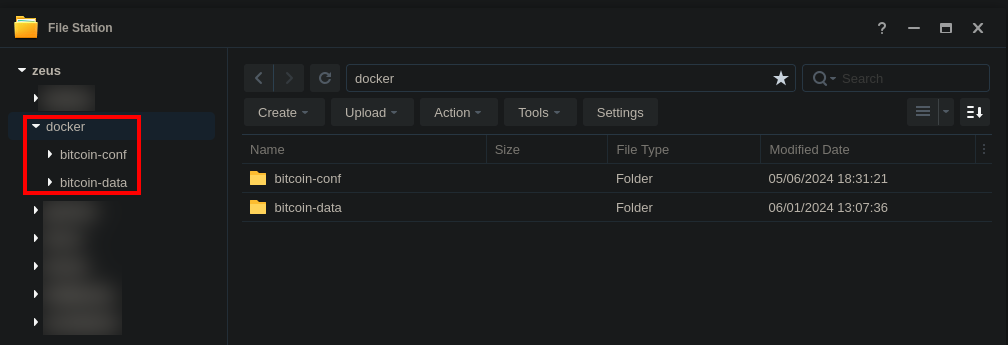 docker folder